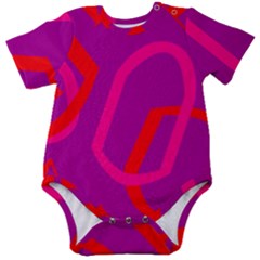 Abstract Pattern Geometric Backgrounds   Baby Short Sleeve Onesie Bodysuit by Eskimos