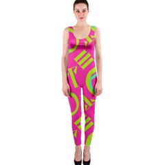 Abstract Pattern Geometric Backgrounds   One Piece Catsuit by Eskimos