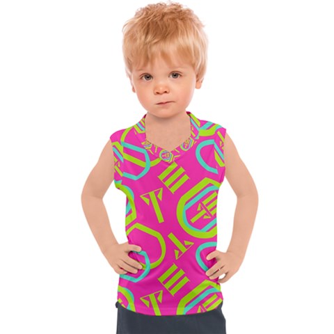 Abstract Pattern Geometric Backgrounds   Kids  Sport Tank Top by Eskimos