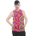 Abstract pattern geometric backgrounds   Men s Sleeveless Hoodie View1