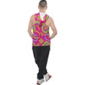 Abstract pattern geometric backgrounds   Men s Sleeveless Hoodie View2