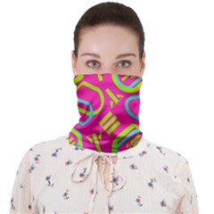 Abstract Pattern Geometric Backgrounds   Face Covering Bandana (adult) by Eskimos