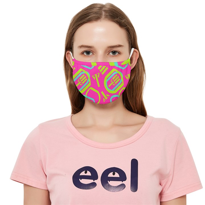 Abstract pattern geometric backgrounds   Cloth Face Mask (Adult)