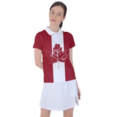 Cool Canada Flag Women s Polo Shirts