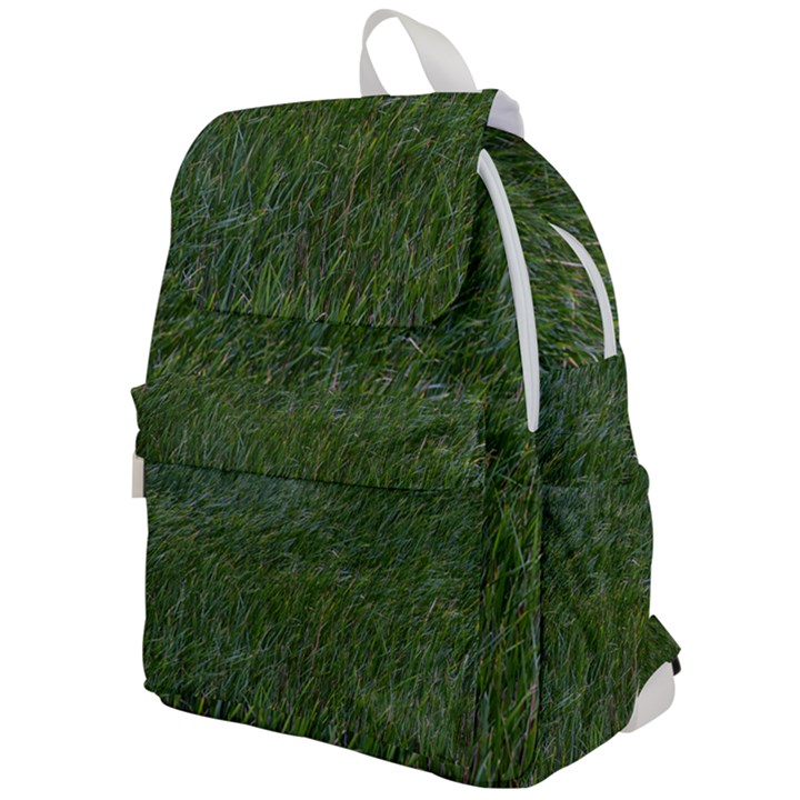 Green carpet Top Flap Backpack