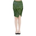 Green carpet Midi Wrap Pencil Skirt View1