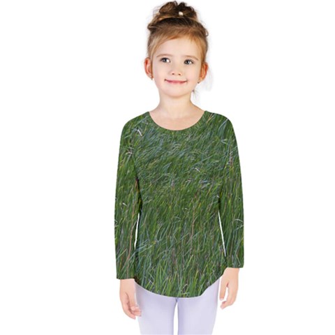 Green Carpet Kids  Long Sleeve Tee by DimitriosArt