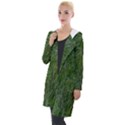 Green carpet Hooded Pocket Cardigan View1