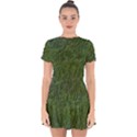 Green carpet Drop Hem Mini Chiffon Dress View1