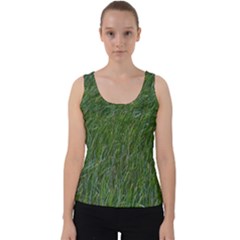 Green Carpet Velvet Tank Top by DimitriosArt