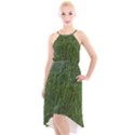 Green carpet High-Low Halter Chiffon Dress  View1