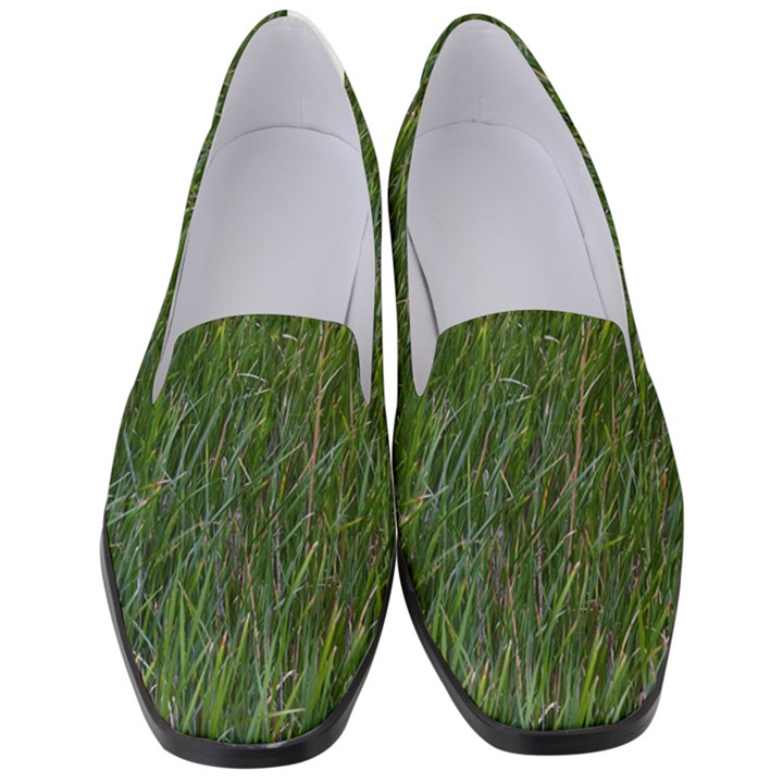 Green carpet Women s Classic Loafer Heels