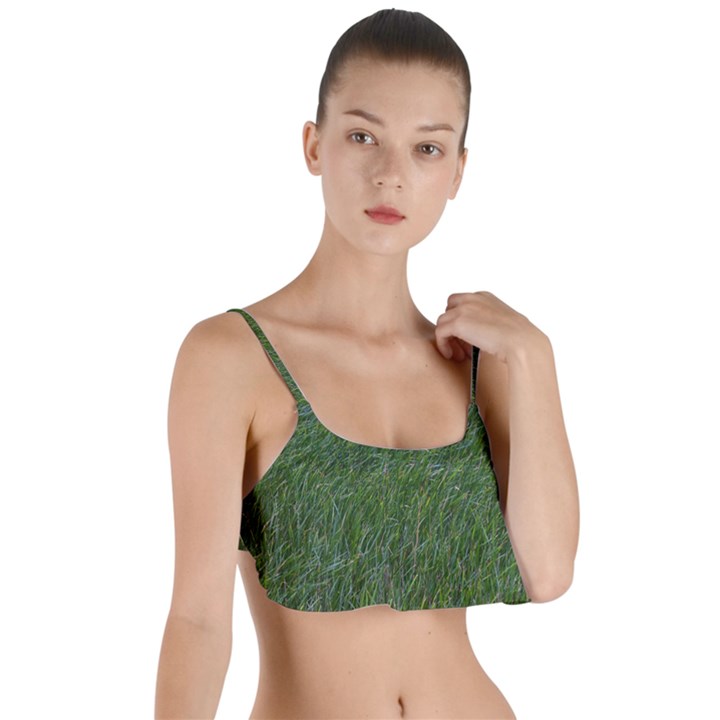 Green carpet Layered Top Bikini Top 