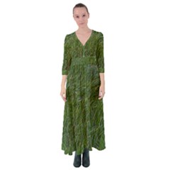 Green Carpet Button Up Maxi Dress by DimitriosArt