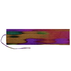 Puzzle Landscape In Beautiful Jigsaw Colors Roll Up Canvas Pencil Holder (l) by pepitasart