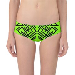 Abstract Pattern Geometric Backgrounds   Classic Bikini Bottoms by Eskimos