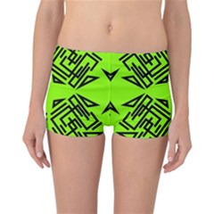 Abstract Pattern Geometric Backgrounds   Reversible Boyleg Bikini Bottoms by Eskimos