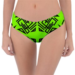 Abstract Pattern Geometric Backgrounds   Reversible Classic Bikini Bottoms by Eskimos