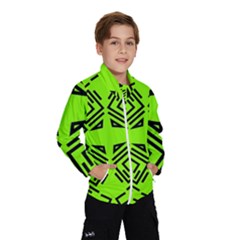 Abstract Pattern Geometric Backgrounds   Kids  Windbreaker by Eskimos