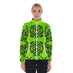 Abstract Pattern Geometric Backgrounds   Women s Bomber Jacket by Eskimos