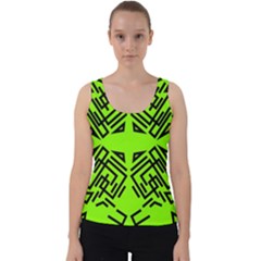 Abstract Pattern Geometric Backgrounds   Velvet Tank Top by Eskimos