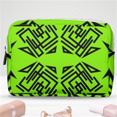 Abstract Pattern Geometric Backgrounds   Make Up Pouch (medium) by Eskimos