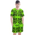 Abstract pattern geometric backgrounds   Men s Mesh Tee and Shorts Set View1