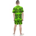 Abstract pattern geometric backgrounds   Men s Mesh Tee and Shorts Set View2