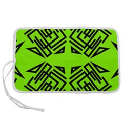 Abstract Pattern Geometric Backgrounds   Pen Storage Case (l) by Eskimos