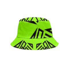 Abstract Pattern Geometric Backgrounds   Inside Out Bucket Hat (kids) by Eskimos