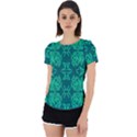 Abstract pattern geometric backgrounds   Back Cut Out Sport Tee View1