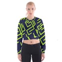 Abstract pattern geometric backgrounds   Cropped Sweatshirt View1