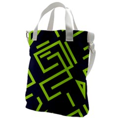 Abstract Pattern Geometric Backgrounds   Canvas Messenger Bag by Eskimos