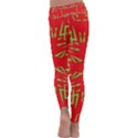 Abstract pattern geometric backgrounds   Kids  Lightweight Velour Classic Yoga Leggings View4