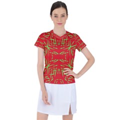 Abstract Pattern Geometric Backgrounds   Women s Sports Top by Eskimos