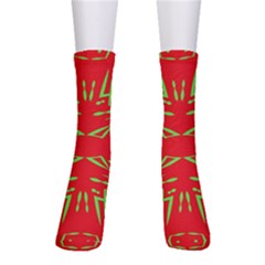 Abstract Pattern Geometric Backgrounds   Crew Socks by Eskimos