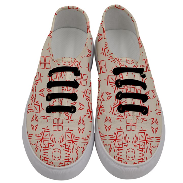 Abstract pattern geometric backgrounds   Men s Classic Low Top Sneakers