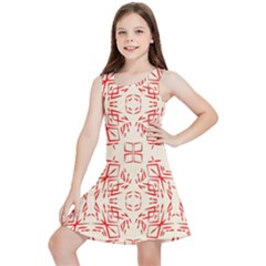 Abstract Pattern Geometric Backgrounds   Kids  Lightweight Sleeveless Dress