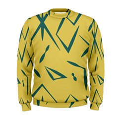 Abstract Pattern Geometric Backgrounds   Men s Sweatshirt by Eskimos