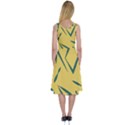 Abstract pattern geometric backgrounds   Midi Sleeveless Dress View2