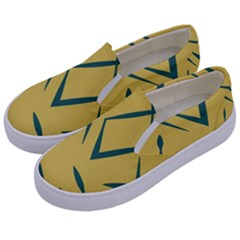 Abstract Pattern Geometric Backgrounds   Kids  Canvas Slip Ons by Eskimos