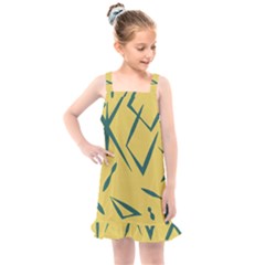 Abstract Pattern Geometric Backgrounds   Kids  Overall Dress by Eskimos