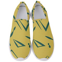 Abstract Pattern Geometric Backgrounds   Men s Slip On Sneakers by Eskimos