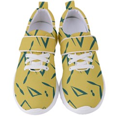 Abstract Pattern Geometric Backgrounds   Women s Velcro Strap Shoes by Eskimos