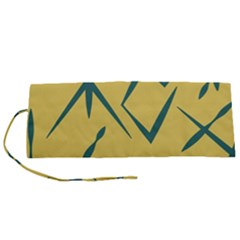 Abstract Pattern Geometric Backgrounds   Roll Up Canvas Pencil Holder (s) by Eskimos