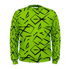 Abstract Pattern Geometric Backgrounds   Men s Sweatshirt by Eskimos