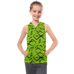 Abstract Pattern Geometric Backgrounds   Kids  Sleeveless Hoodie by Eskimos