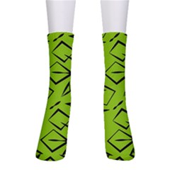 Abstract Pattern Geometric Backgrounds   Crew Socks by Eskimos