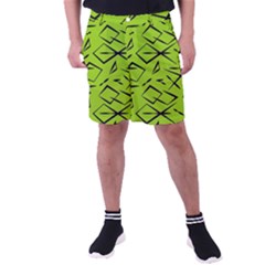 Abstract Pattern Geometric Backgrounds   Men s Pocket Shorts by Eskimos