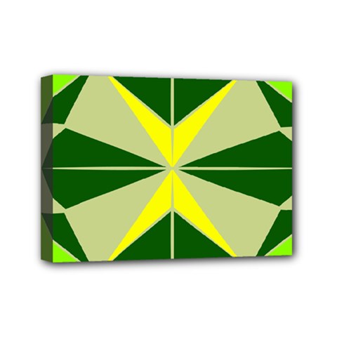 Abstract Pattern Geometric Backgrounds   Mini Canvas 7  X 5  (stretched) by Eskimos